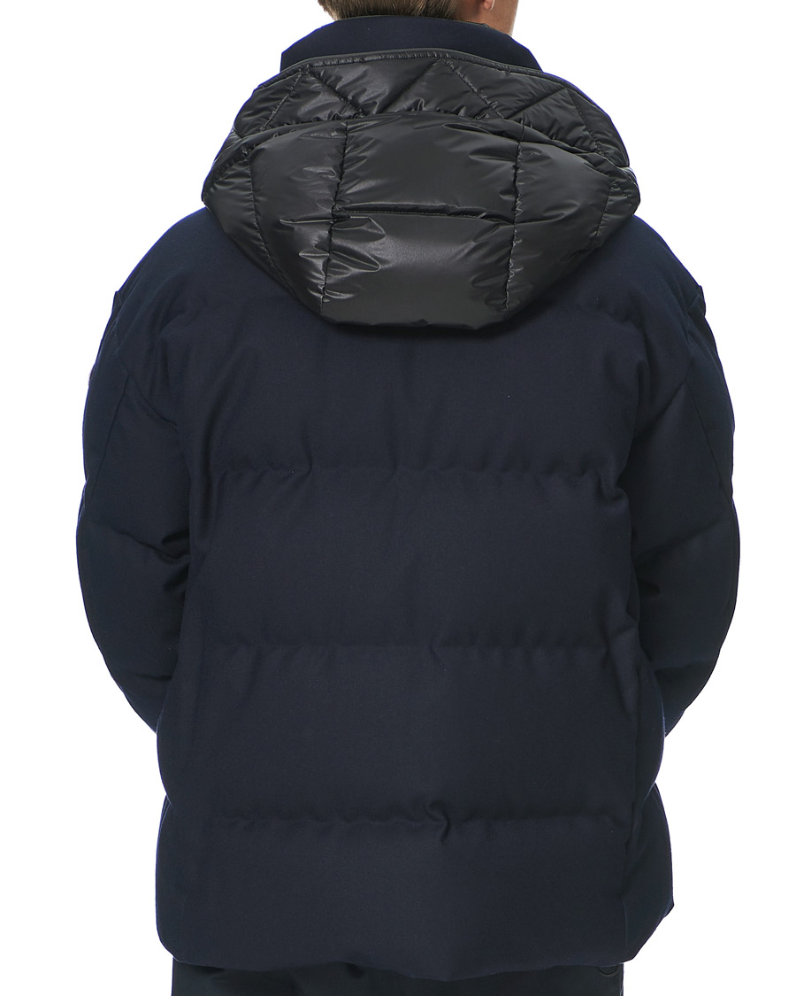 Homme | Manteaux Et Vestes | Moncler Grenoble | Gressan English Flannel Down Jacket Navy