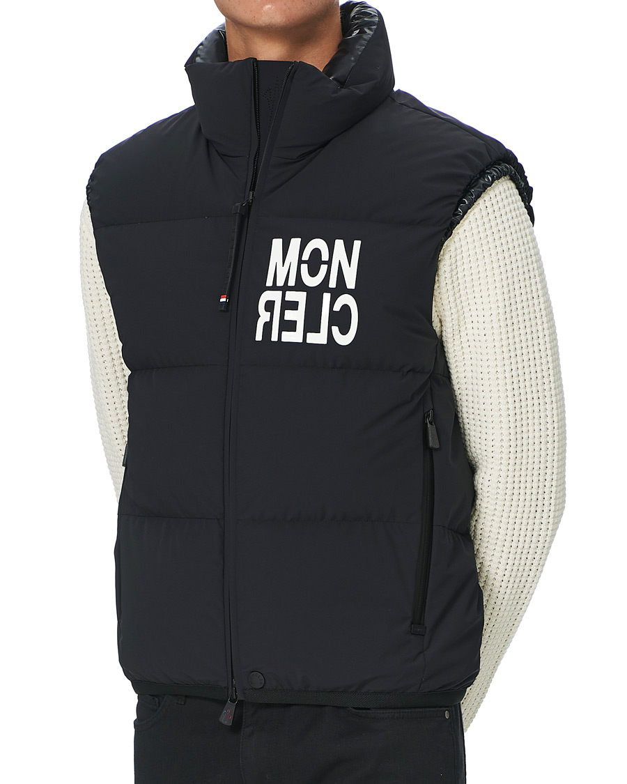 Homme | Manteaux Et Vestes | Moncler Grenoble | Nantaux Tech Down Gilet Black