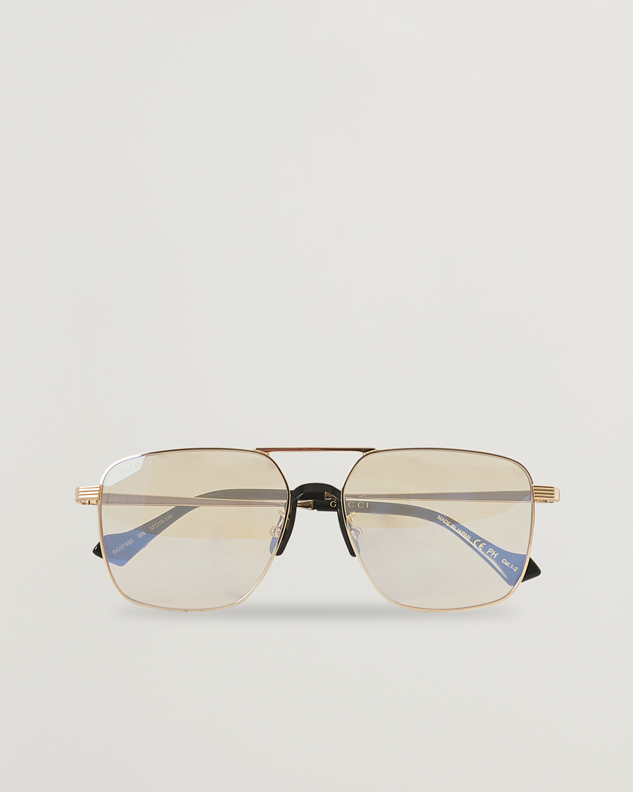 Homme | Gucci GG0743S Photochromic Sunglasses Shiny Endura Gold | Gucci | GG0743S Photochromic Sunglasses Shiny Endura Gold