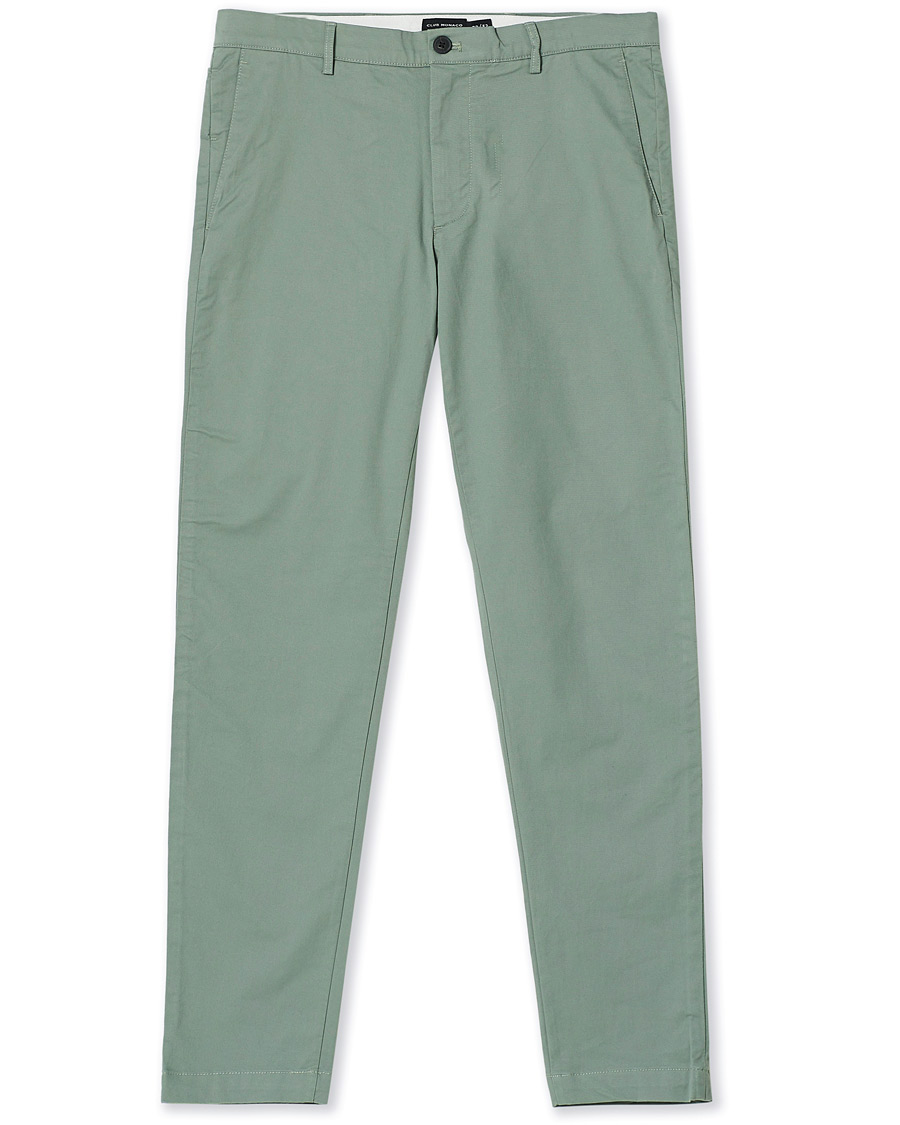 Homme | Pantalons | Club Monaco | Connor Cotton Stretch Chino Green