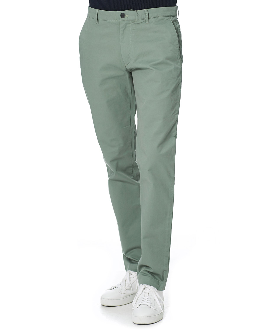 Homme | Pantalons | Club Monaco | Connor Cotton Stretch Chino Green