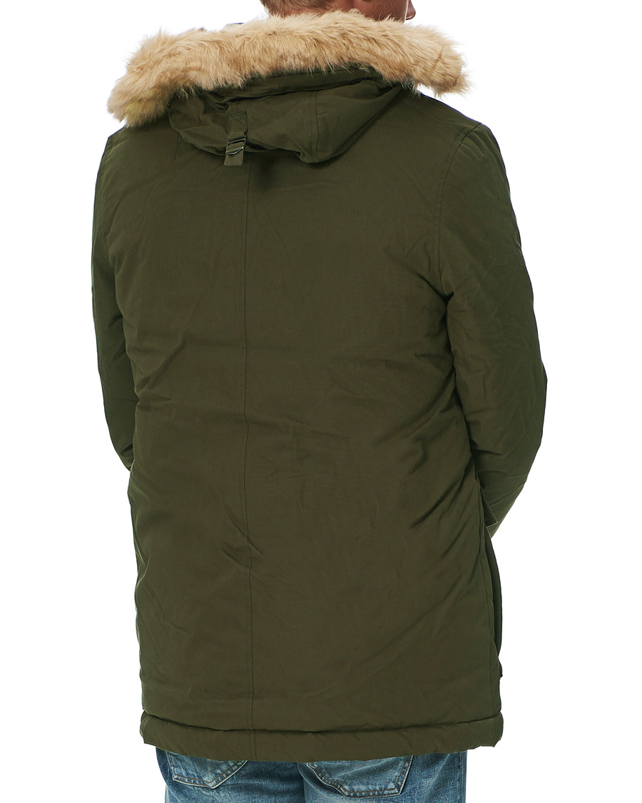 Homme | Manteaux Et Vestes | Lyle & Scott | Winter Weight Micro Fleece Parka Olive