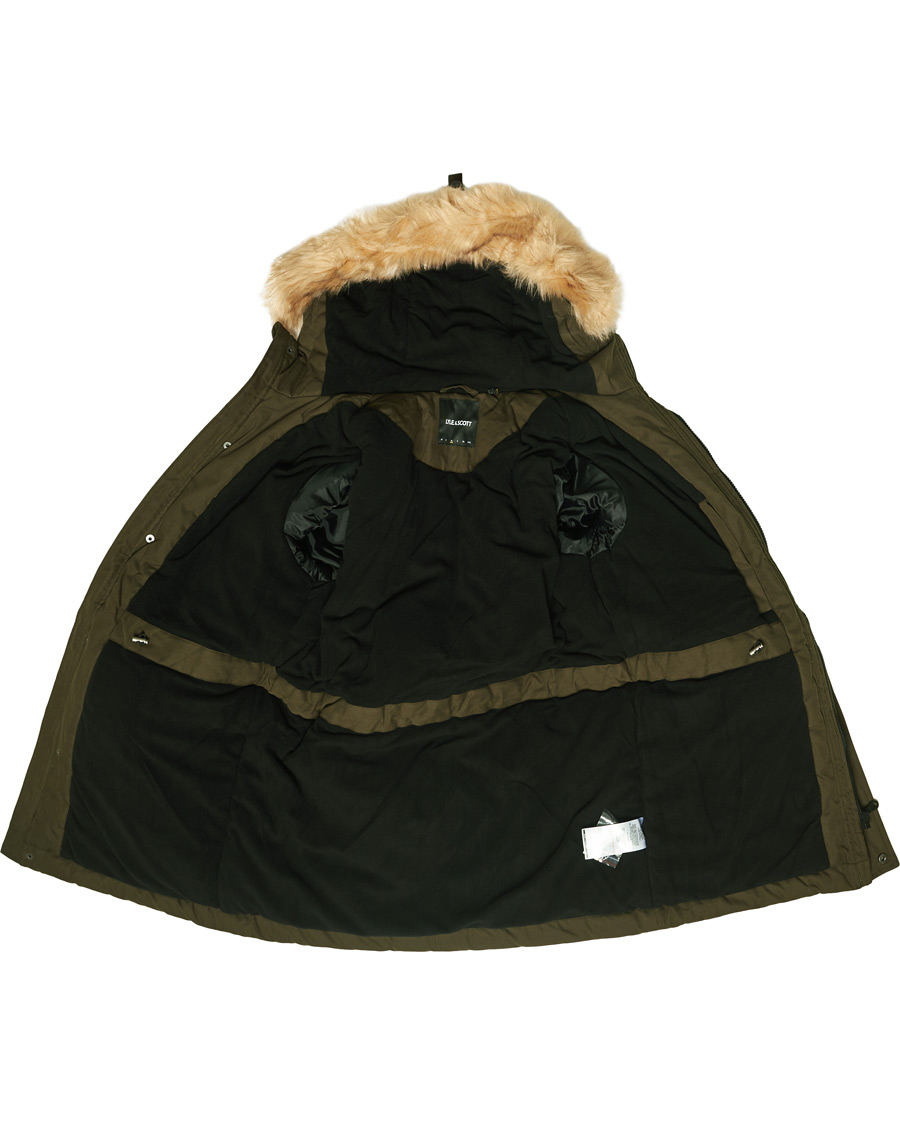 Homme | Manteaux Et Vestes | Lyle & Scott | Winter Weight Micro Fleece Parka Olive