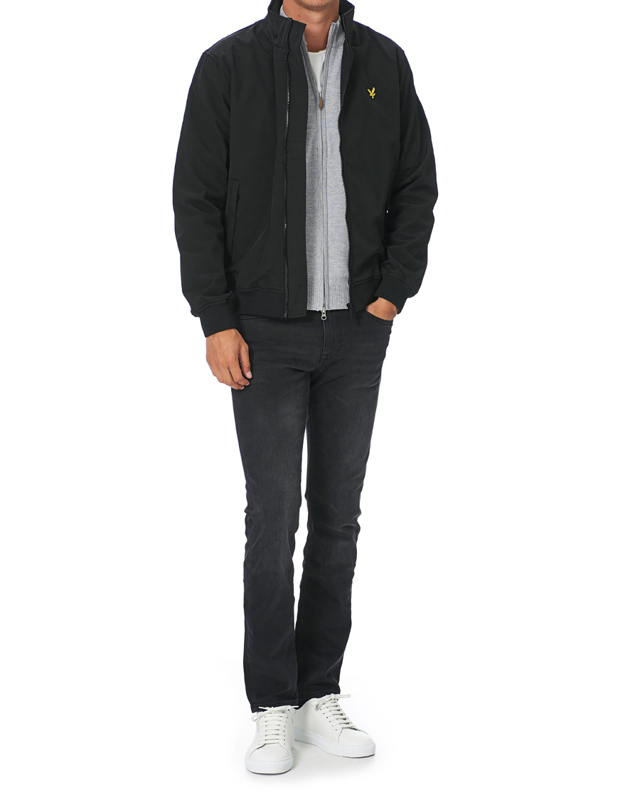 Heren | Jassen | Lyle & Scott | Fleece Lined Softshell Jacket Jet Black