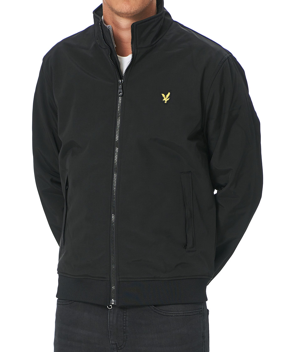 Heren | Jassen | Lyle & Scott | Fleece Lined Softshell Jacket Jet Black