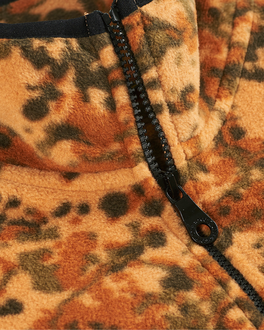 Homme | Pulls Et Tricots | Lyle & Scott | Earth Print Fleece Full Zip Tan