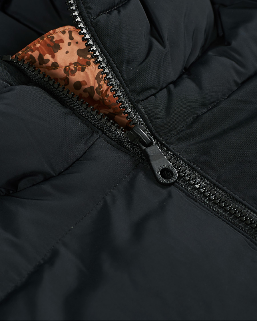 Heren | Jassen | Lyle & Scott | Earth Print Padded Jacket Jet Black
