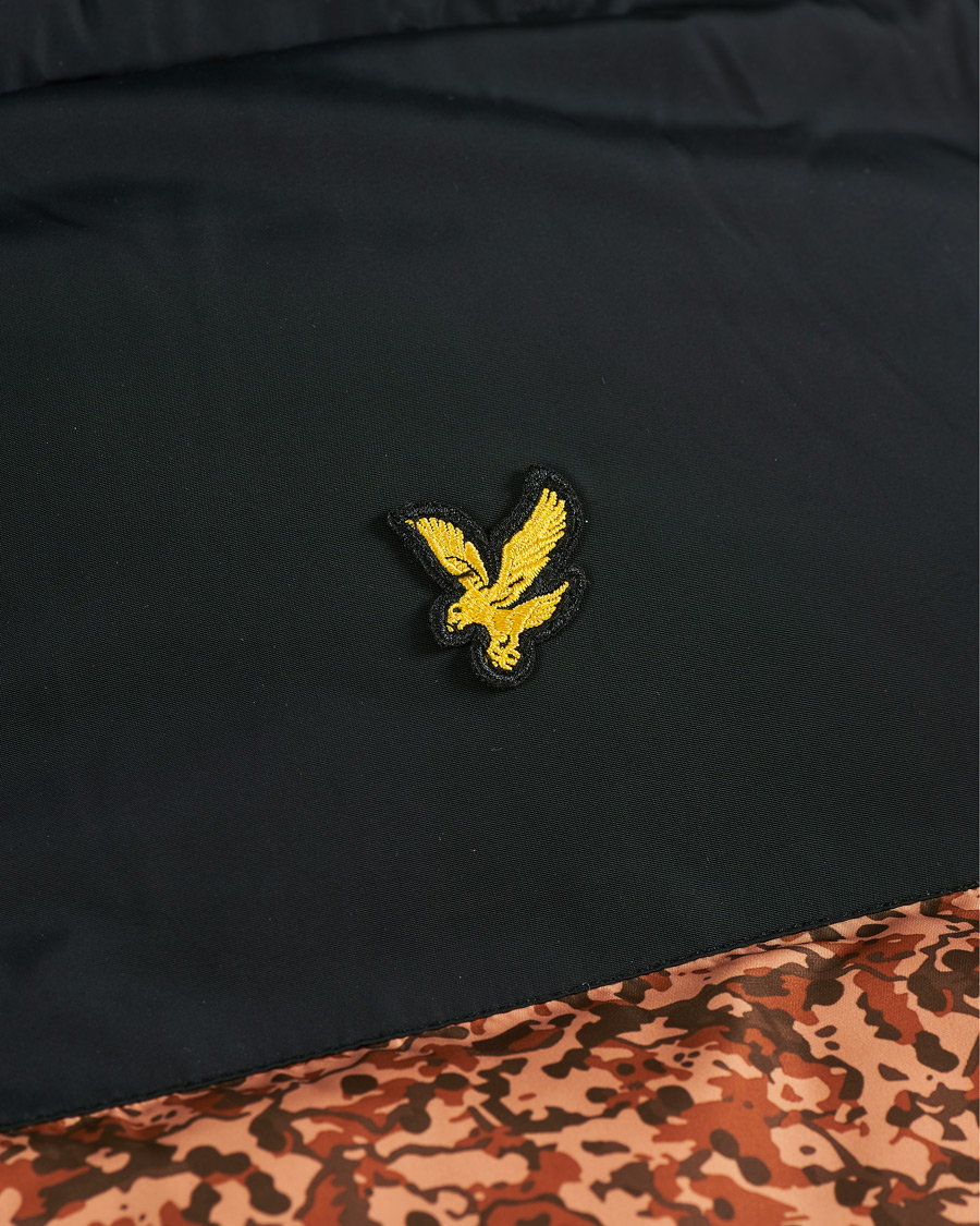 Heren | Jassen | Lyle & Scott | Earth Print Padded Jacket Jet Black
