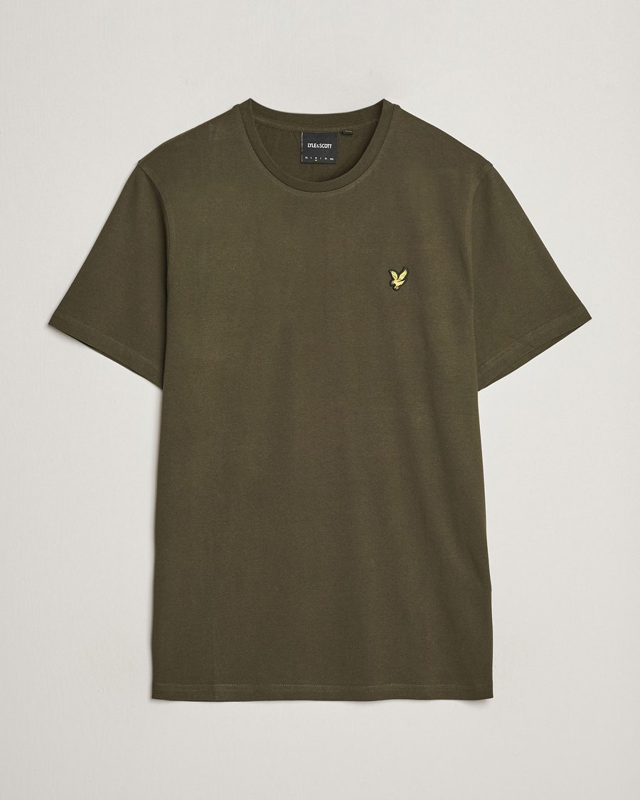 Homme | T-shirts | Lyle & Scott | Cotton Crew Neck T-Shirt Olive