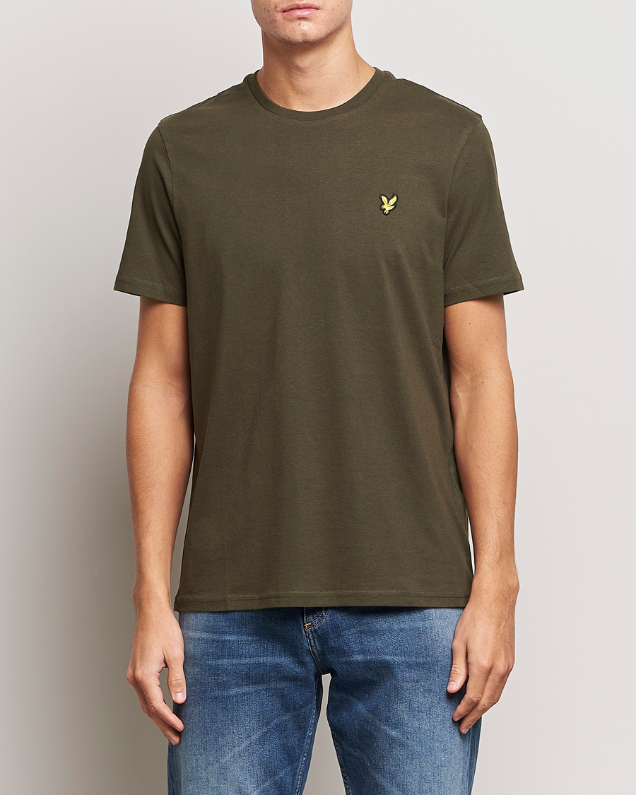 Homme | T-shirts | Lyle & Scott | Cotton Crew Neck T-Shirt Olive