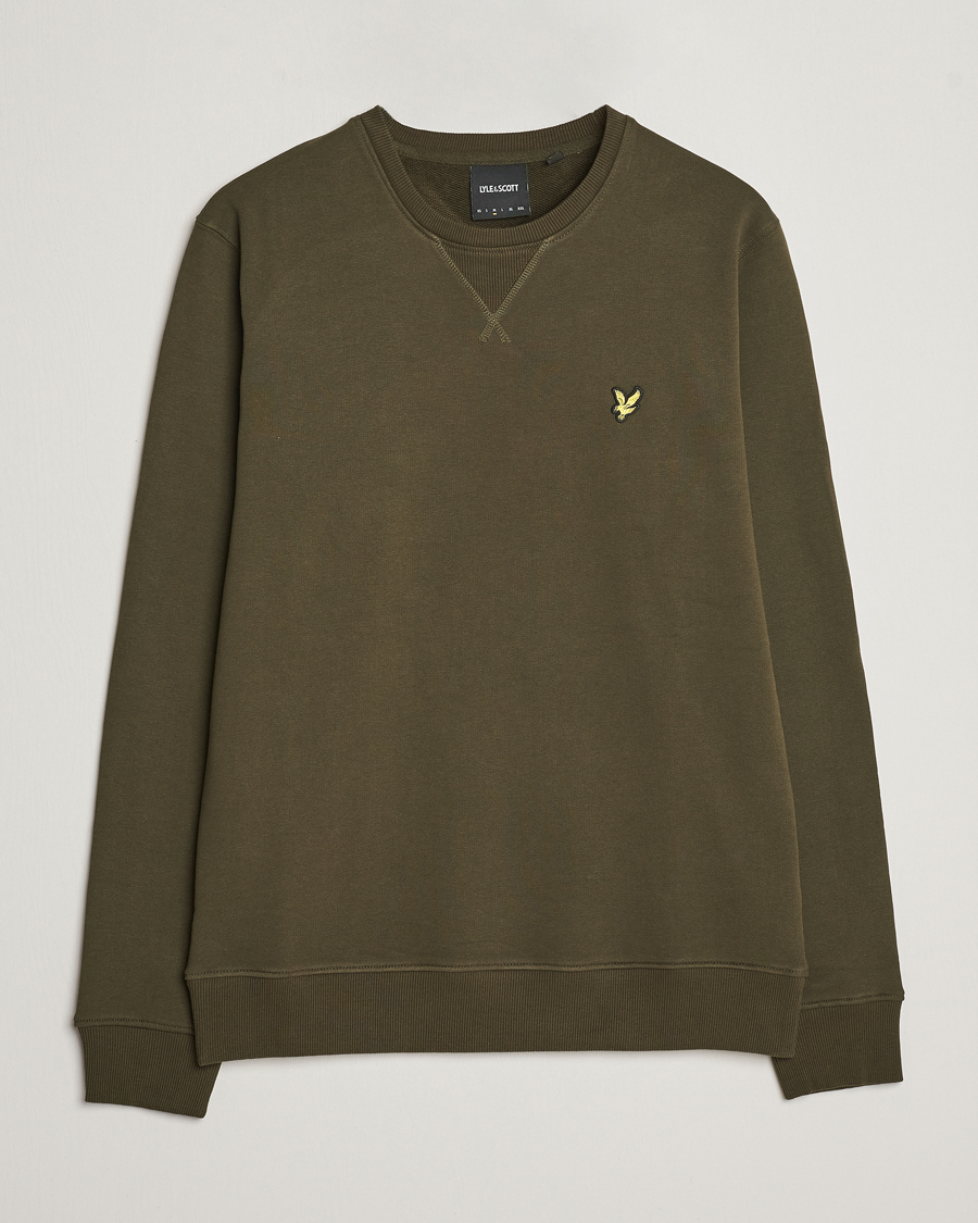 Homme | Pulls Et Tricots | Lyle & Scott | Organic Cotton Crew Neck Olive