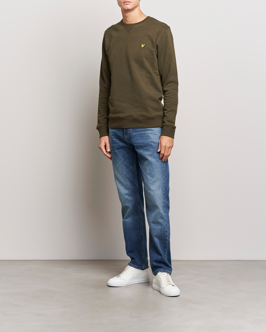 Homme | Pulls Et Tricots | Lyle & Scott | Organic Cotton Crew Neck Olive