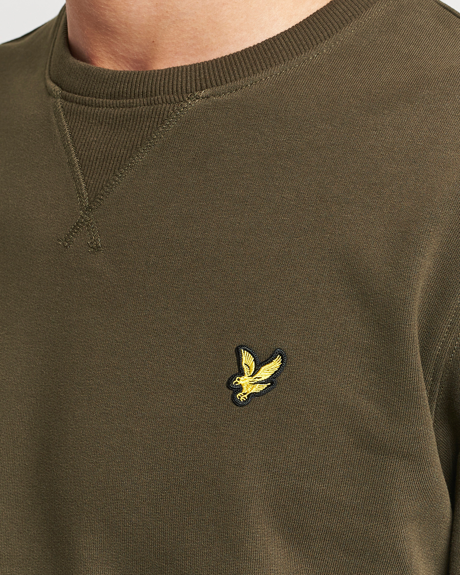 Homme | Pulls Et Tricots | Lyle & Scott | Organic Cotton Crew Neck Olive