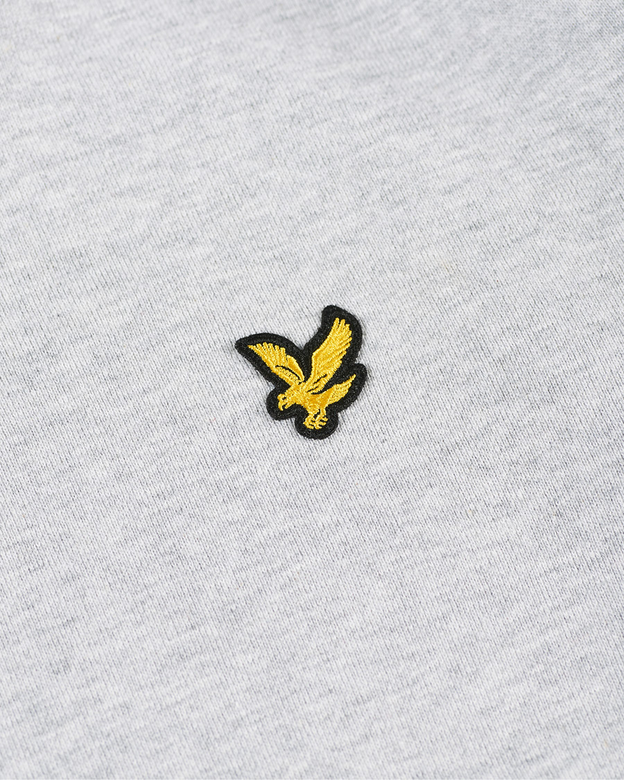 Homme | Pulls Et Tricots | Lyle & Scott | Organic Cotton Pullover Hoodie Light Grey Melange