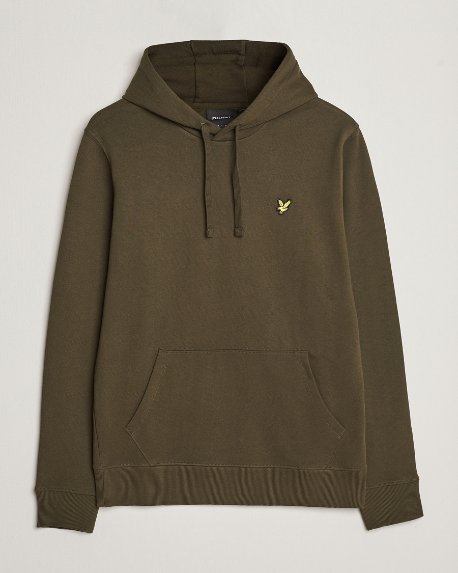 Homme | Pulls Et Tricots | Lyle & Scott | Organic Cotton Pullover Hoodie Olive