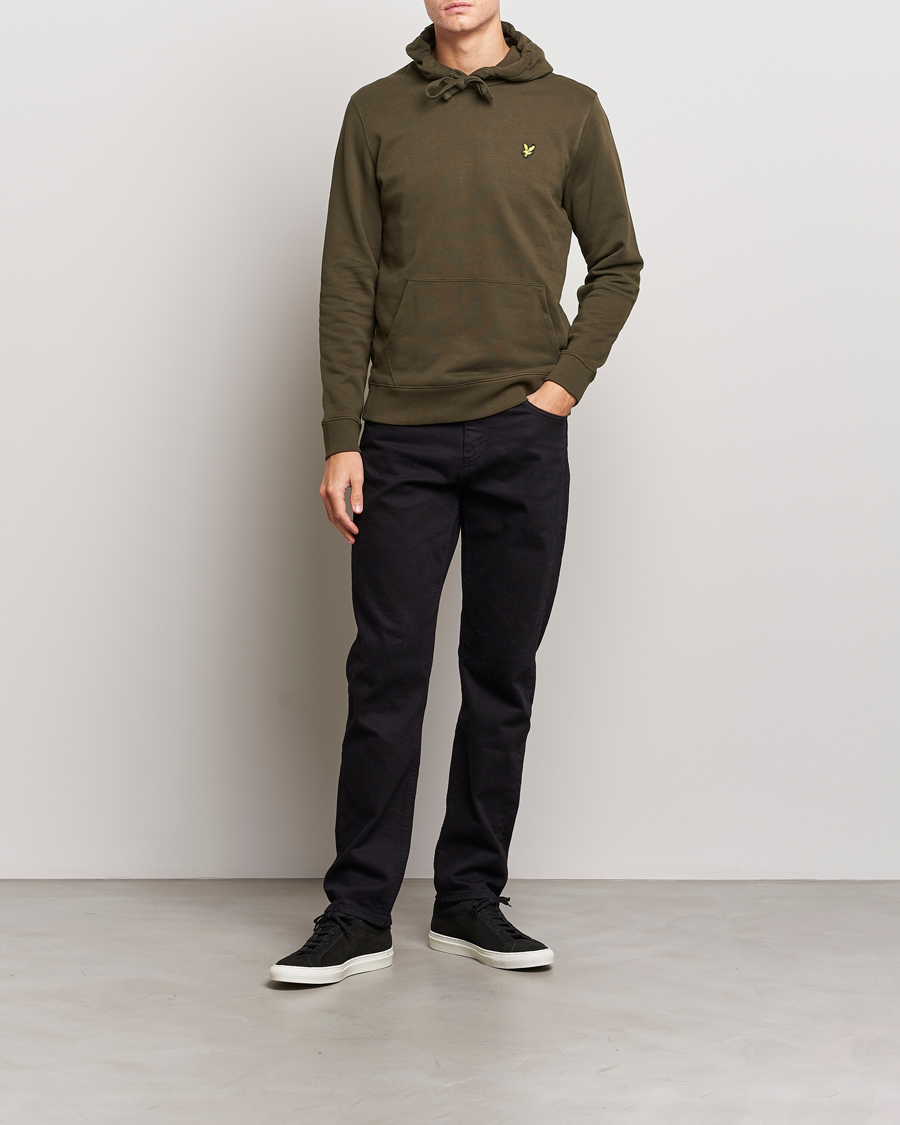 Homme | Pulls Et Tricots | Lyle & Scott | Organic Cotton Pullover Hoodie Olive
