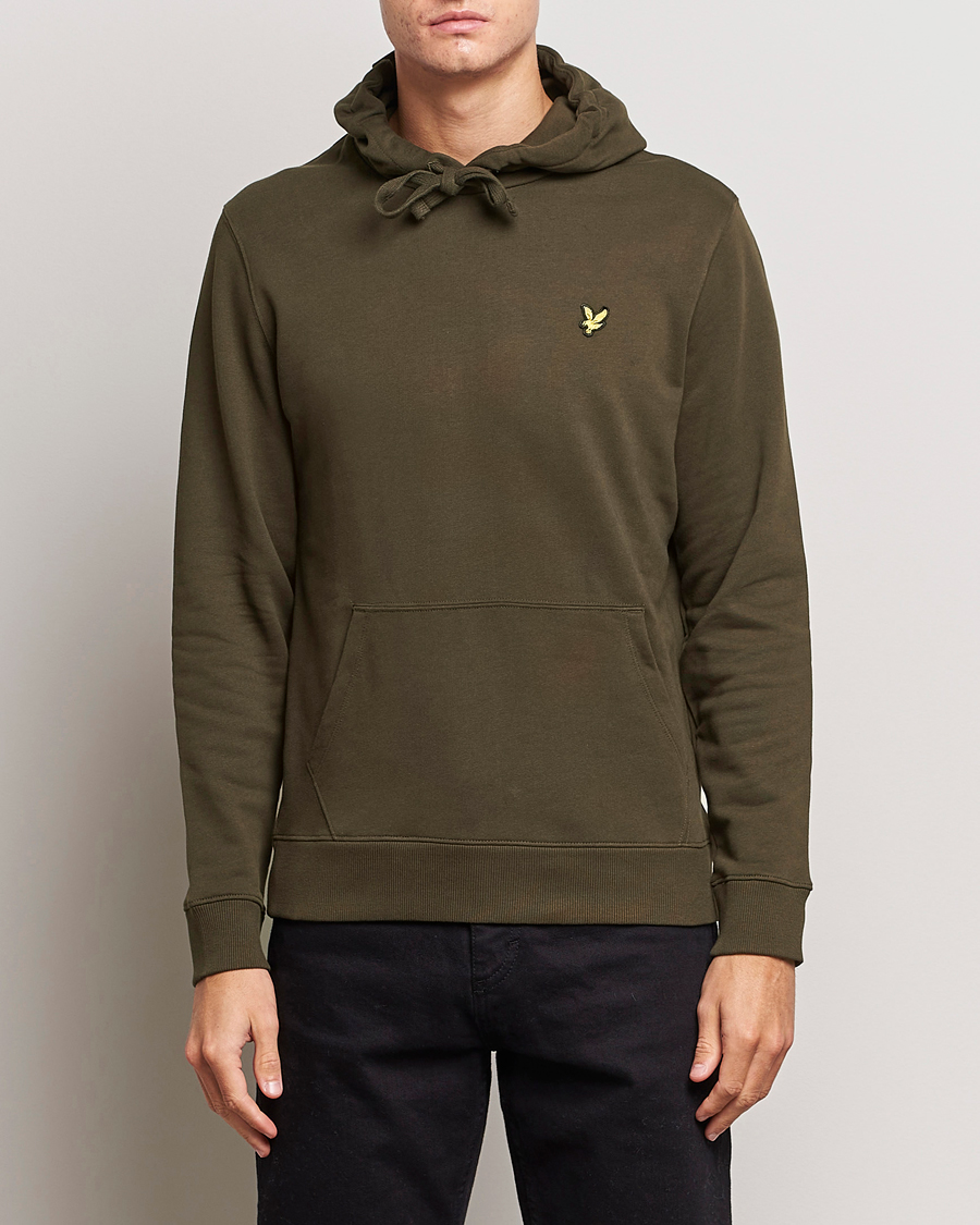 Homme | Pulls Et Tricots | Lyle & Scott | Organic Cotton Pullover Hoodie Olive