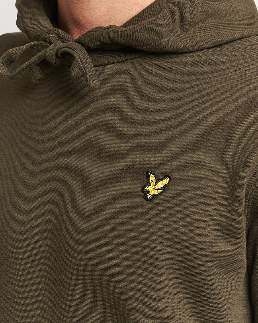 Homme | Pulls Et Tricots | Lyle & Scott | Organic Cotton Pullover Hoodie Olive