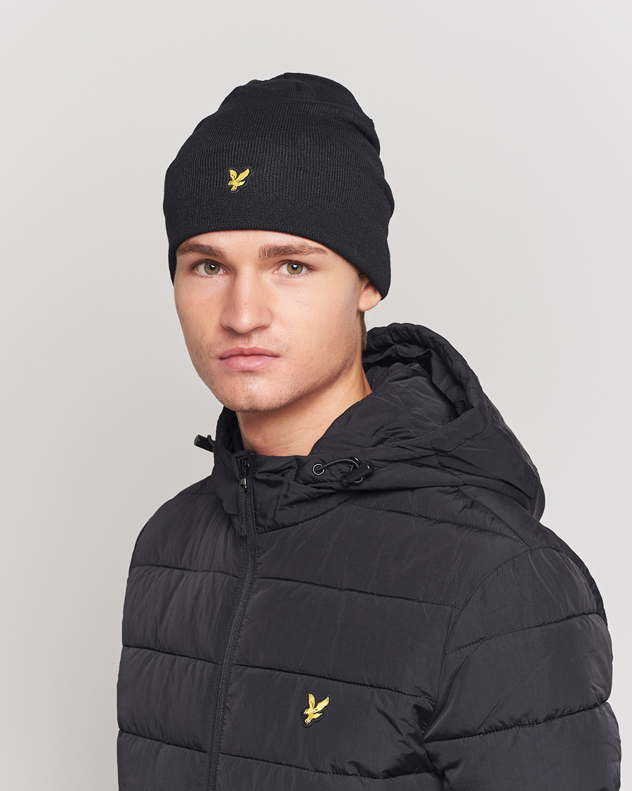 Homme | Lyle & Scott Beanie True Black | Lyle & Scott | Beanie True Black