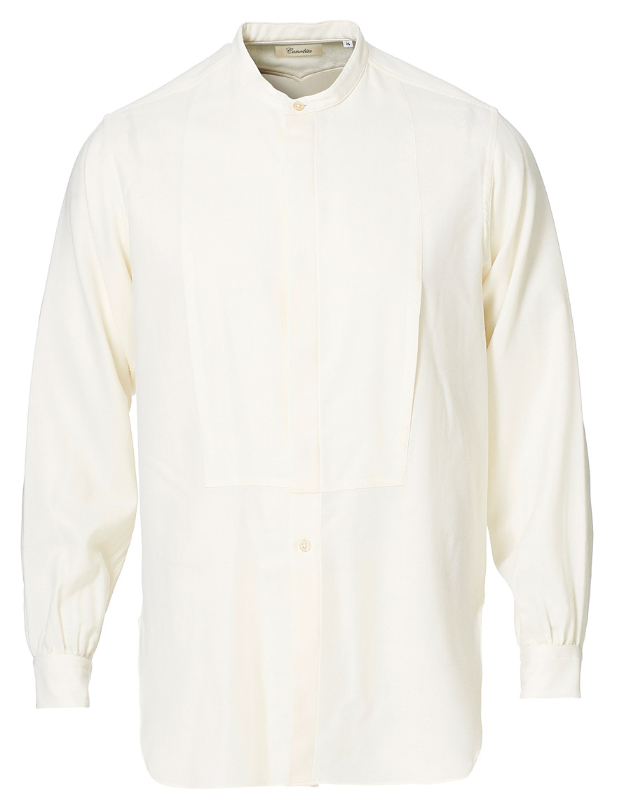 Homme | Chemises | Camoshita | Band Collar Shirt Off White