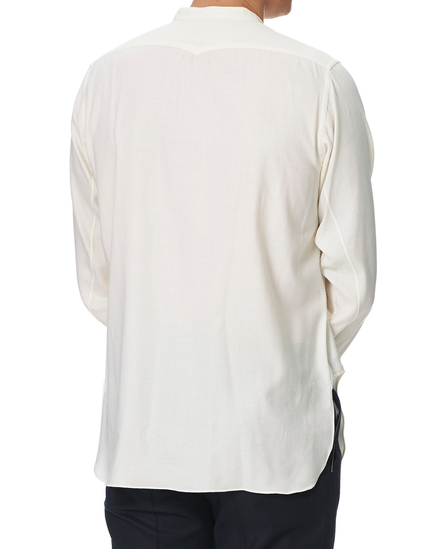 Homme | Chemises | Camoshita | Band Collar Shirt Off White