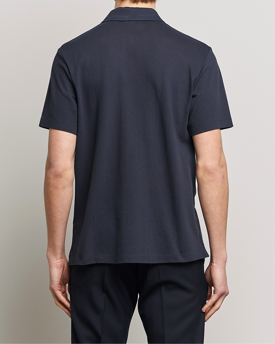Heren | Overhemden | Sunspel | Riviera Resort Shirt Navy
