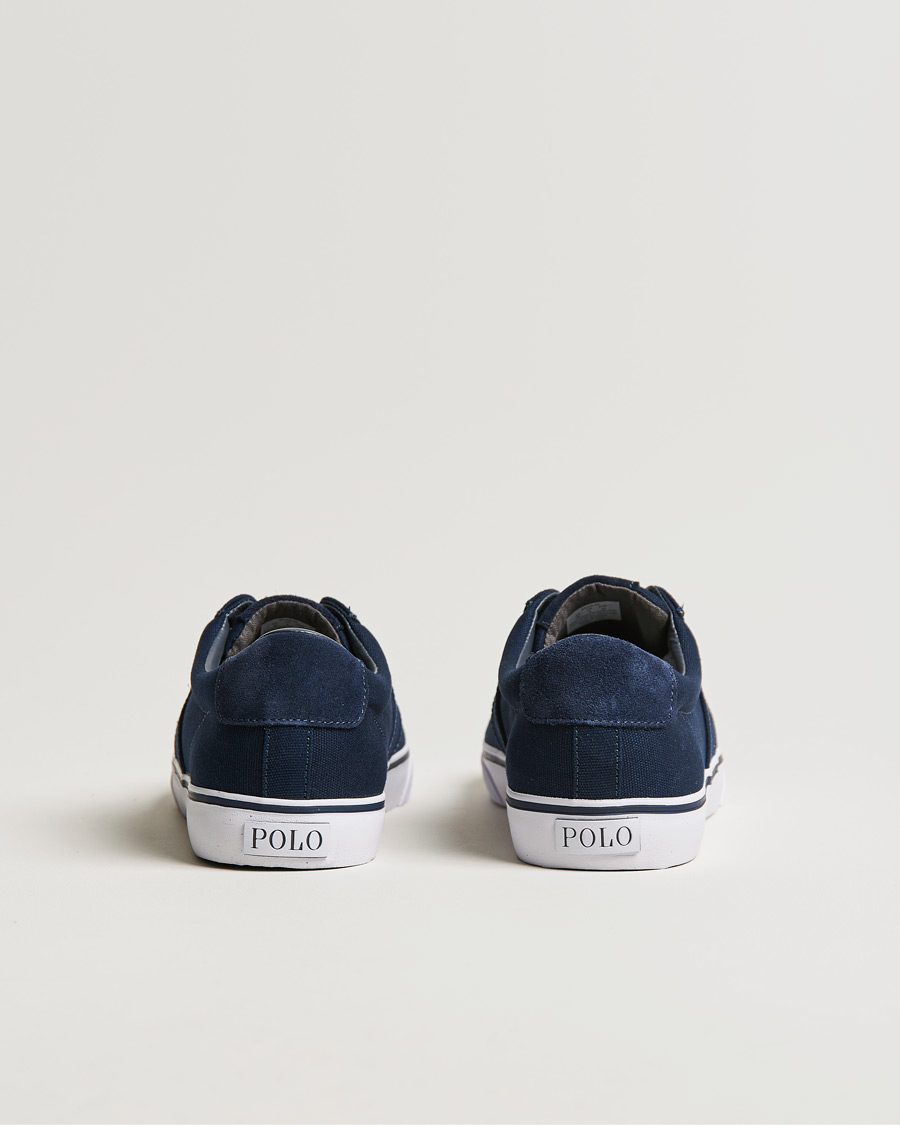 Heren | Polo Ralph Lauren Sayer Canvas Sneaker Aviator Navy | Polo Ralph Lauren | Sayer Canvas Sneaker Aviator Navy