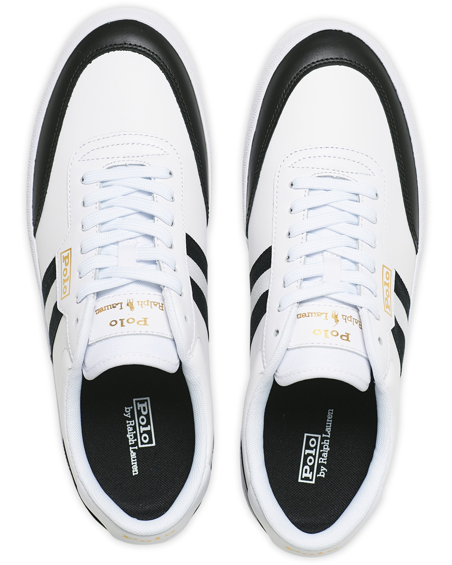 Homme | Polo Ralph Lauren Court Vulc Sneaker White/Black | Polo Ralph Lauren | Court Vulc Sneaker White/Black