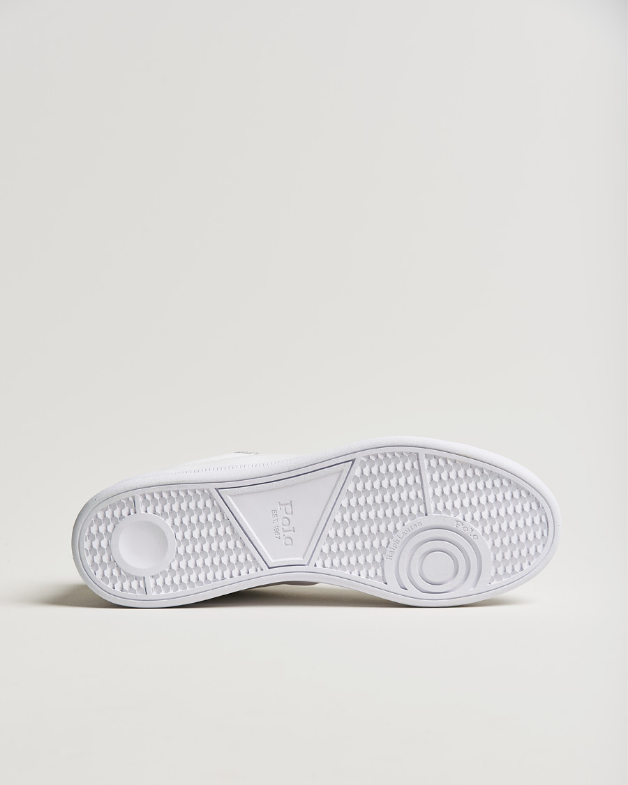 Heren | Polo Ralph Lauren Heritage Court Premium Sneaker White | Polo Ralph Lauren | Heritage Court Premium Sneaker White