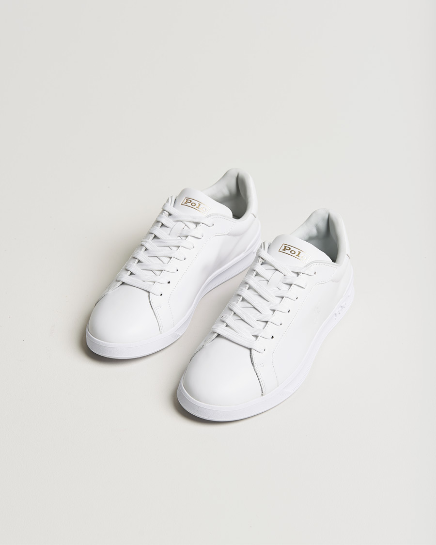 Heren | Polo Ralph Lauren Heritage Court Premium Sneaker White | Polo Ralph Lauren | Heritage Court Premium Sneaker White