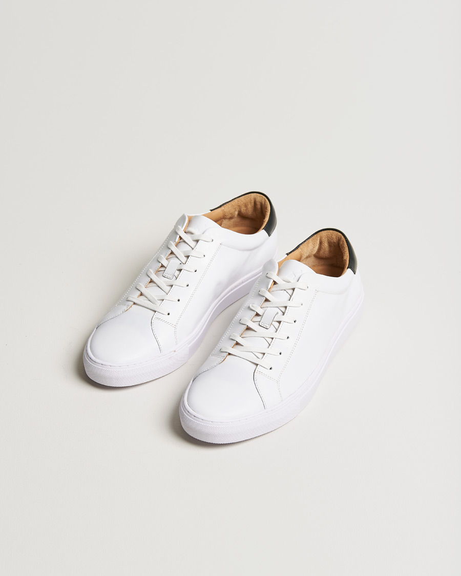 Homme | Polo Ralph Lauren Jermain II Sneaker Black Heel White | Polo Ralph Lauren | Jermain II Sneaker Black Heel White