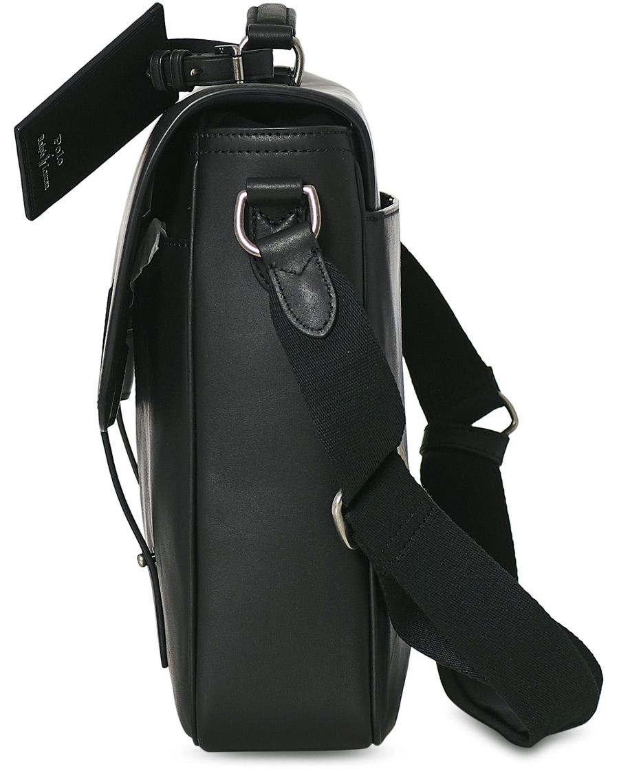 Homme | Polo Ralph Lauren Messenger Bag Black Leather | Polo Ralph Lauren | Messenger Bag Black Leather