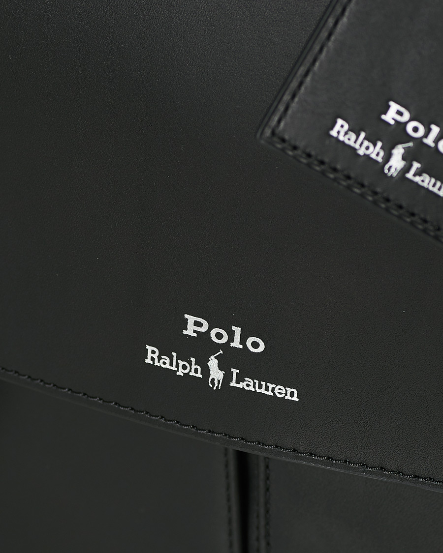 Homme | Polo Ralph Lauren Messenger Bag Black Leather | Polo Ralph Lauren | Messenger Bag Black Leather