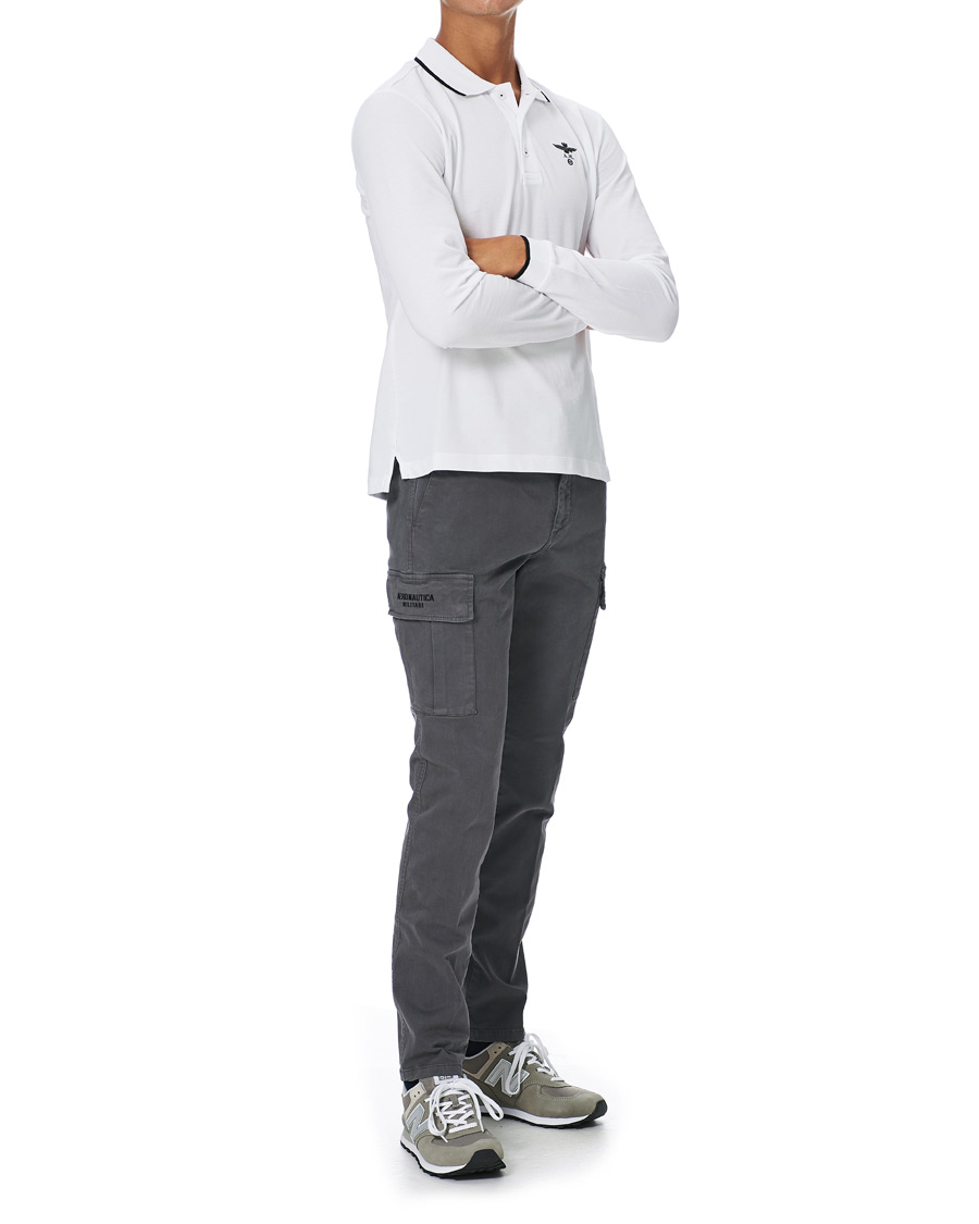 Homme | Pantalons | Aeronautica Militare | Cargo Trousers Grigio Medio