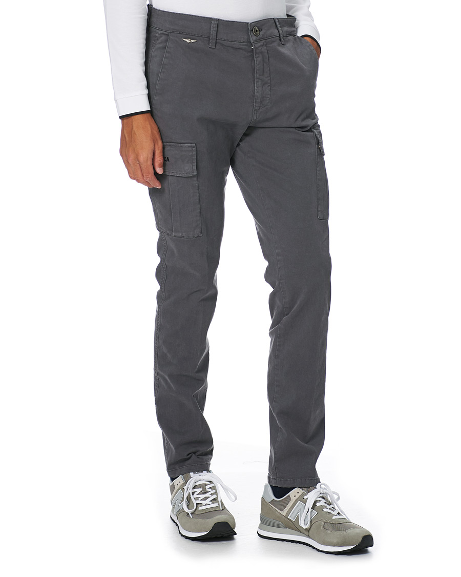 Homme | Pantalons | Aeronautica Militare | Cargo Trousers Grigio Medio