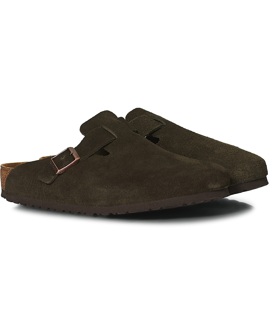 Heren | BIRKENSTOCK Boston Soft Footbed Mocca Suede | BIRKENSTOCK | Boston Soft Footbed Mocca Suede