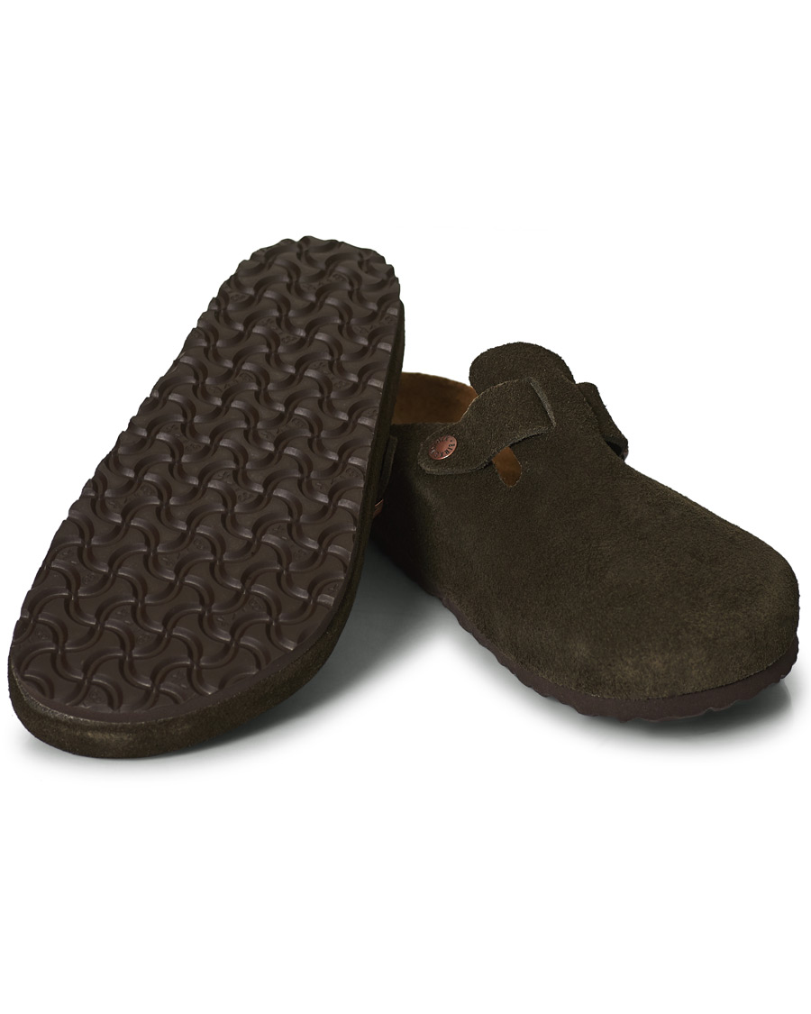 Heren | BIRKENSTOCK Boston Soft Footbed Mocca Suede | BIRKENSTOCK | Boston Soft Footbed Mocca Suede