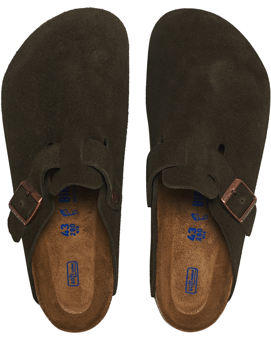 Heren | BIRKENSTOCK Boston Soft Footbed Mocca Suede | BIRKENSTOCK | Boston Soft Footbed Mocca Suede