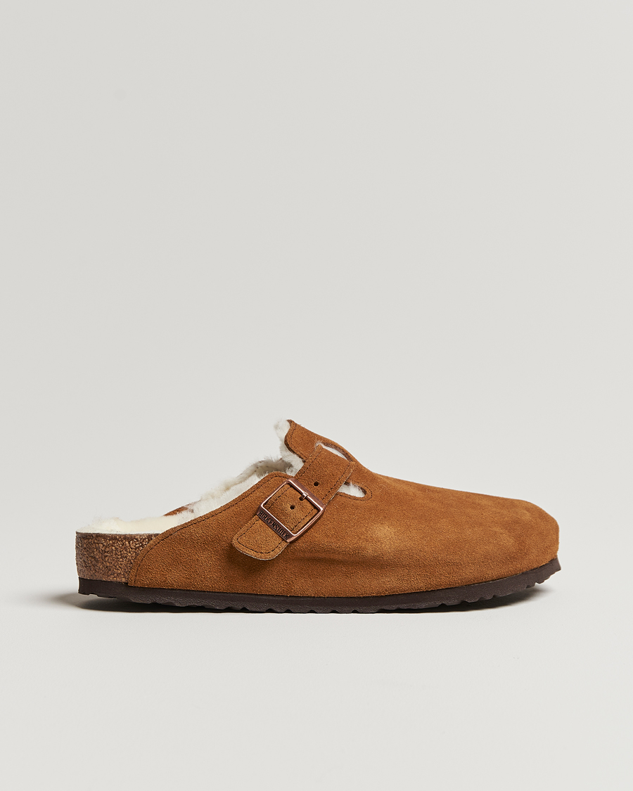 Homme | BIRKENSTOCK Boston Shearling Mink Suede | BIRKENSTOCK | Boston Shearling Mink Suede