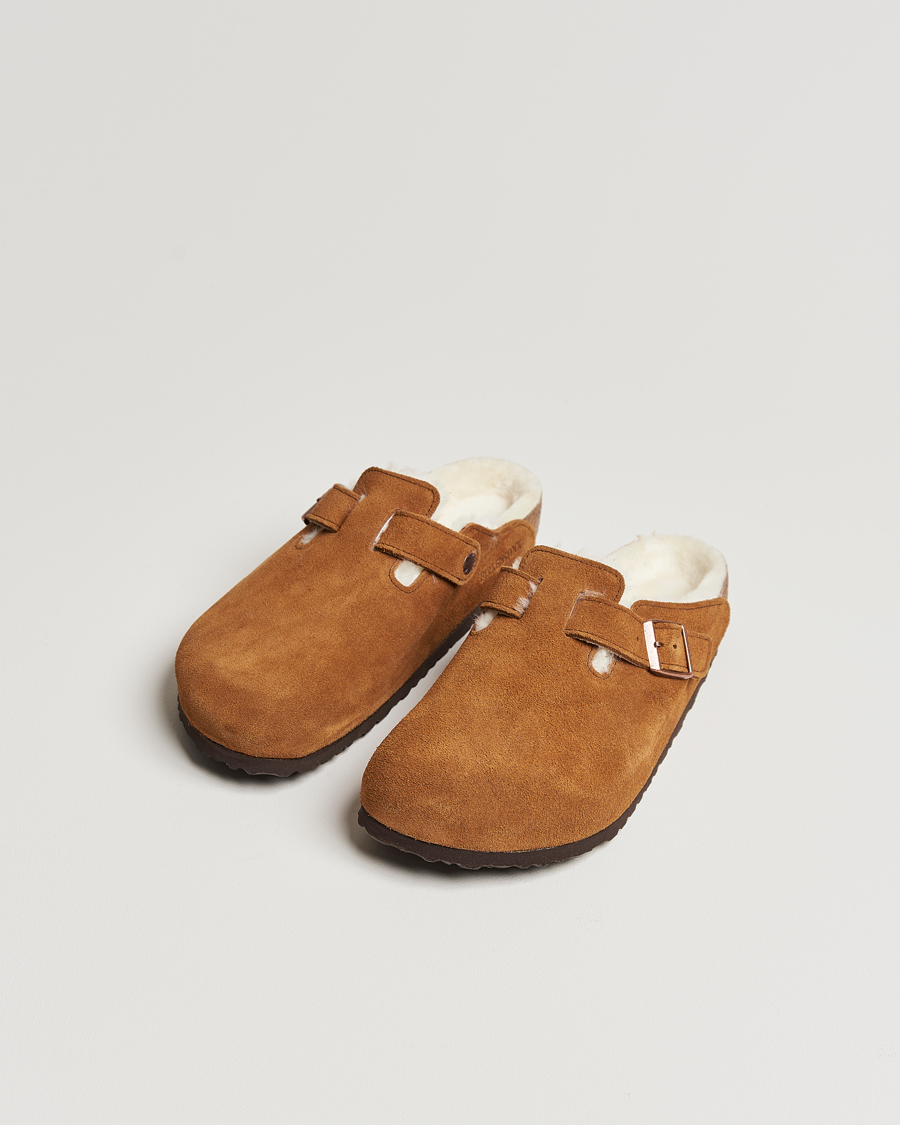 Homme | BIRKENSTOCK Boston Shearling Mink Suede | BIRKENSTOCK | Boston Shearling Mink Suede