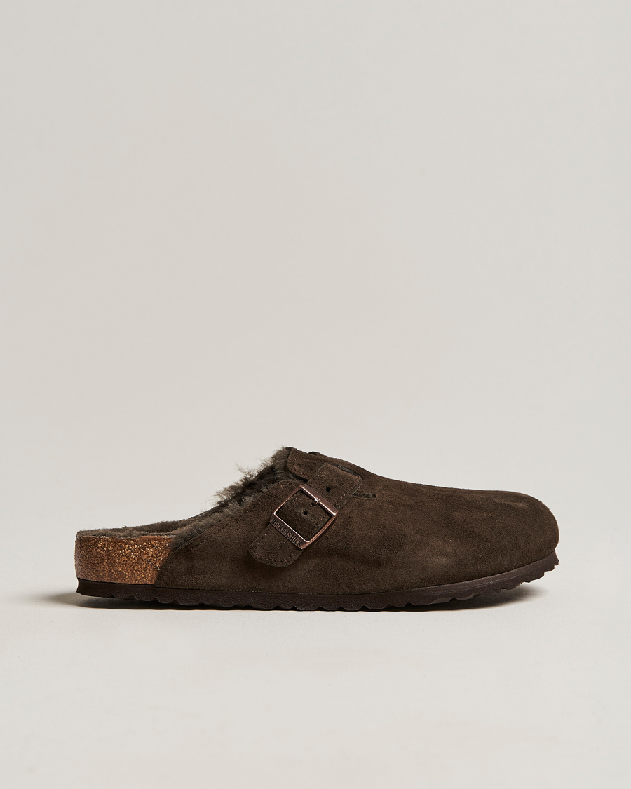 Homme | BIRKENSTOCK Boston Shearling Mocca Suede 40 | BIRKENSTOCK | Boston Shearling Mocca Suede 40