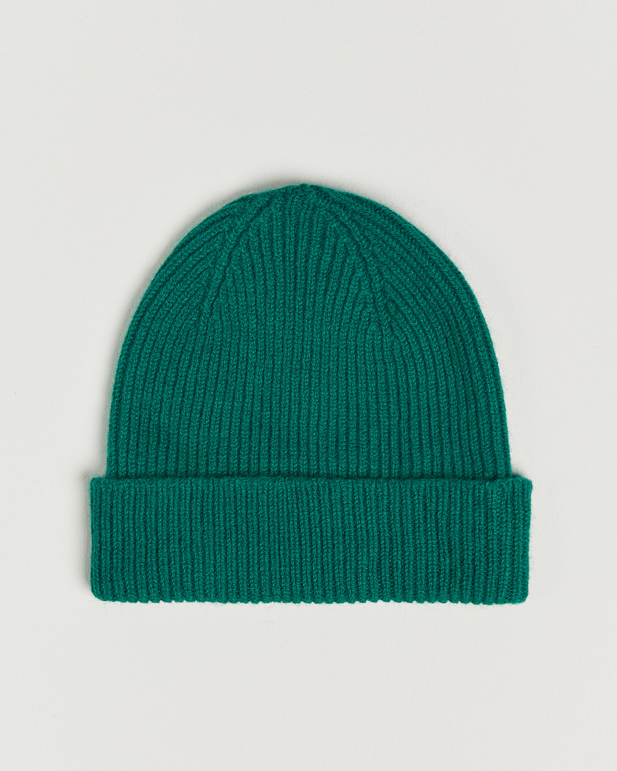Homme | Le Bonnet Lambswool/Caregora Beanie Pine | Le Bonnet | Lambswool/Caregora Beanie Pine