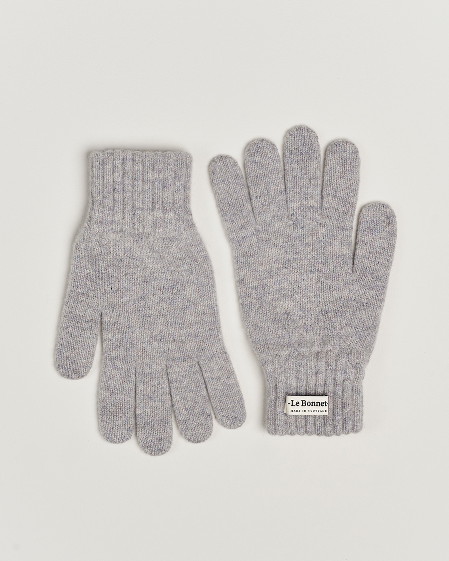 Heren | Le Bonnet Merino Wool Gloves Smoke | Le Bonnet | Merino Wool Gloves Smoke