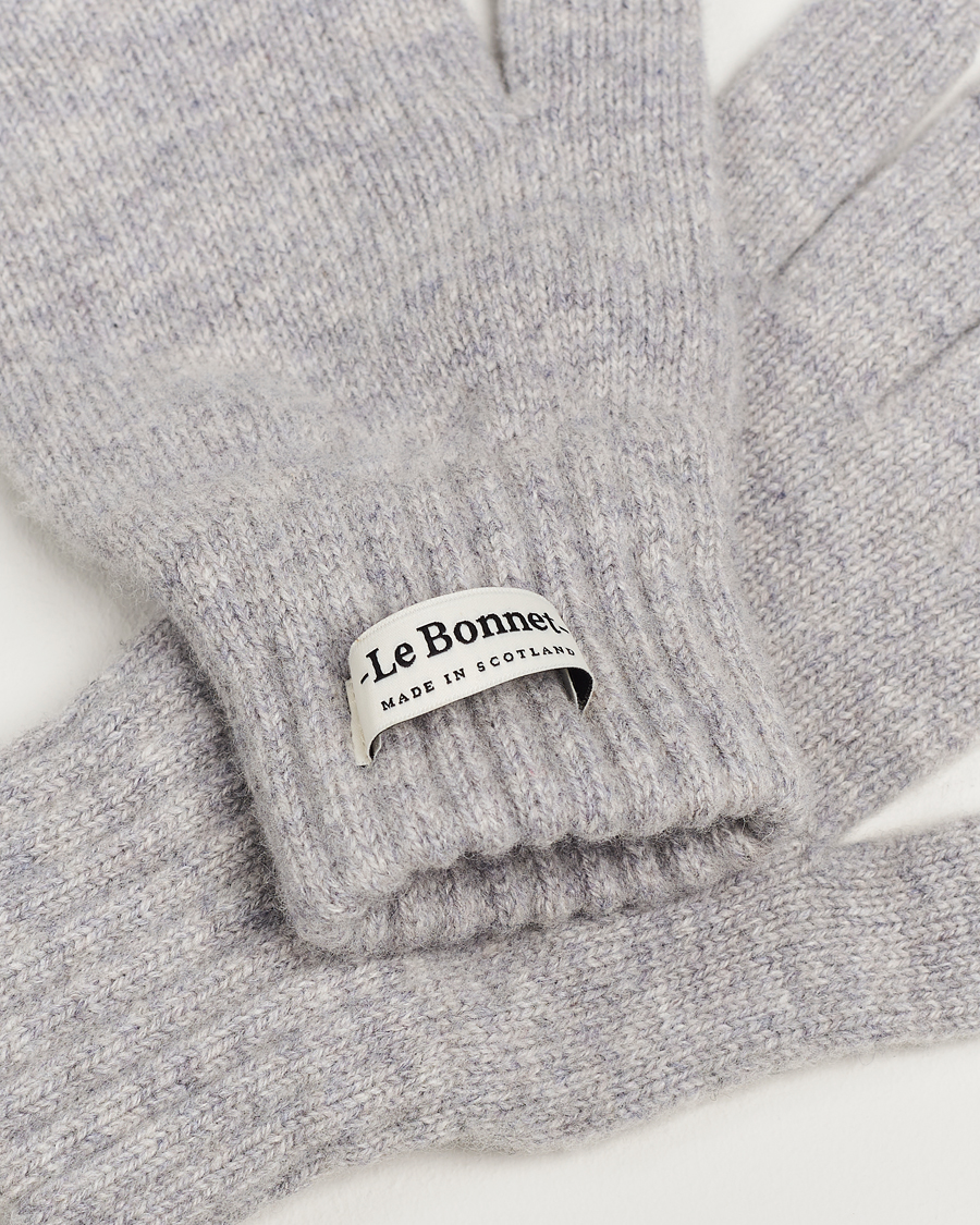 Heren | Le Bonnet Merino Wool Gloves Smoke | Le Bonnet | Merino Wool Gloves Smoke