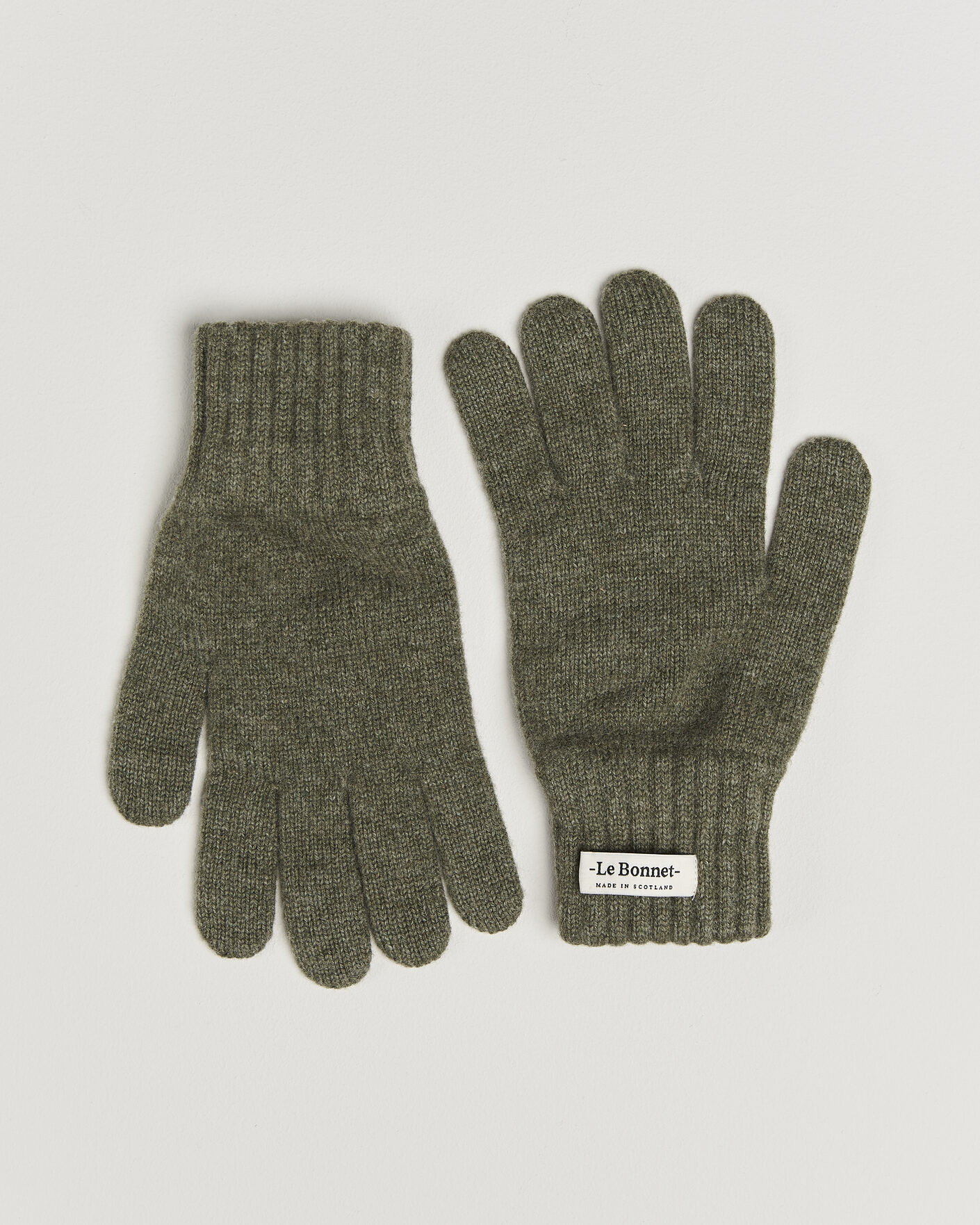 Heren | Handschoenen | Le Bonnet | Merino Wool Gloves Croco