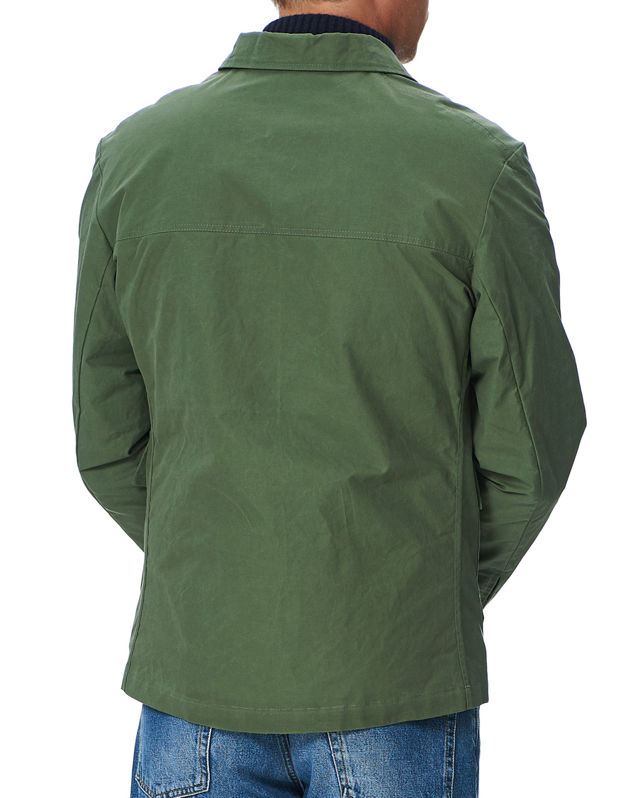 Homme | Manteaux Et Vestes | Mackintosh | Drizzle Chore Dry Wax Shirt Jacket Winter Moss