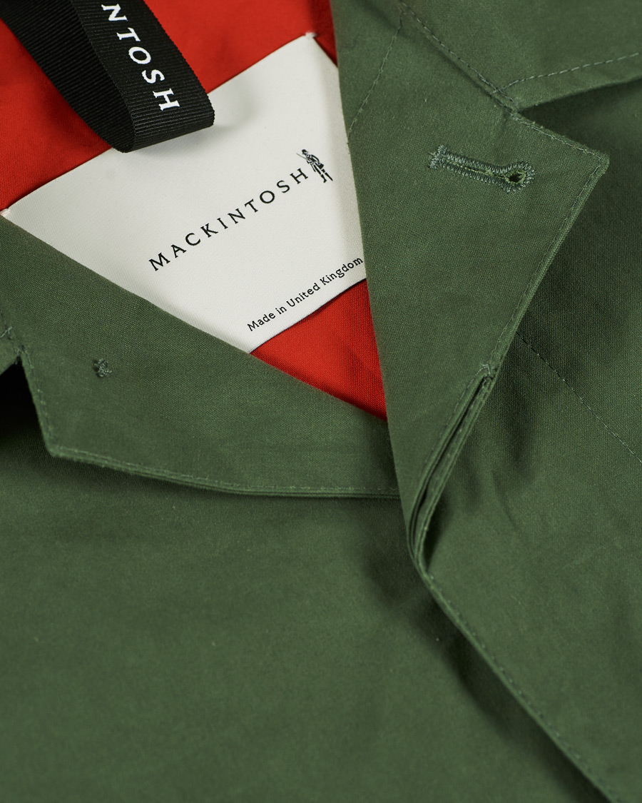 Homme | Manteaux Et Vestes | Mackintosh | Drizzle Chore Dry Wax Shirt Jacket Winter Moss