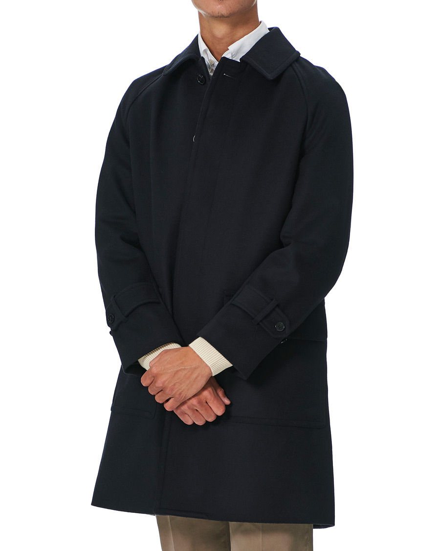 Homme | Manteaux Et Vestes | Mackintosh | Arnhall Wool/Cashmere Raglan Coat Navy