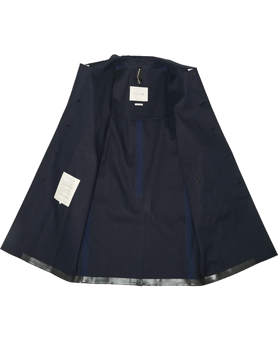 Homme | Manteaux Et Vestes | Mackintosh | Oxford Bonded Cotton Coat Navy