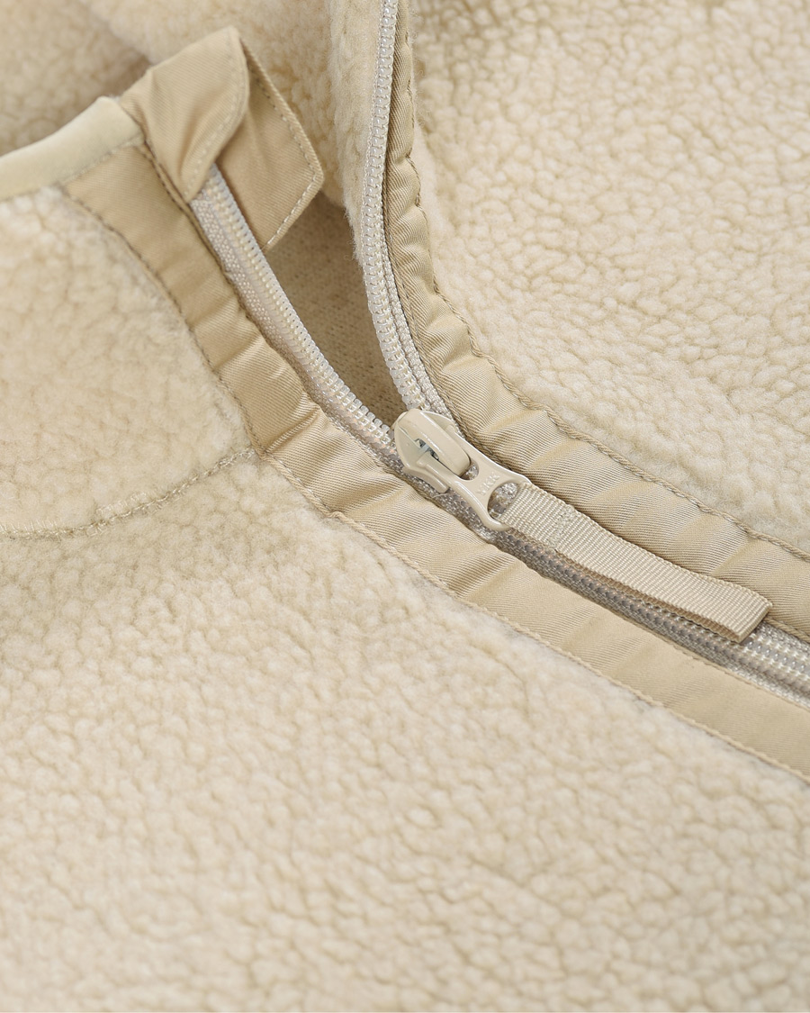 Heren | Truien | Samsøe Samsøe | Samsøe & Samsøe Timo Fleece Half Zip Brown Rice